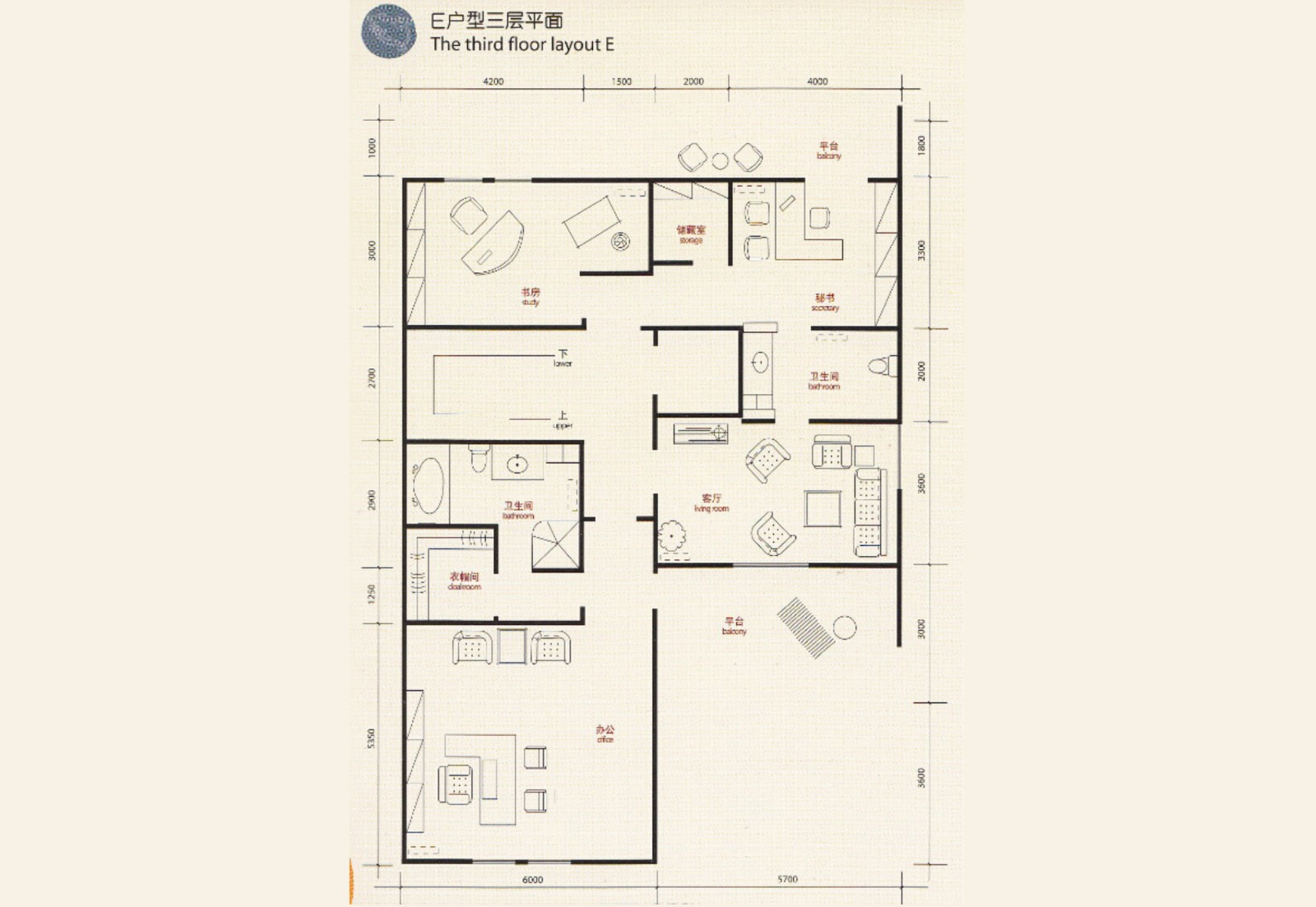 户型图-三层平面