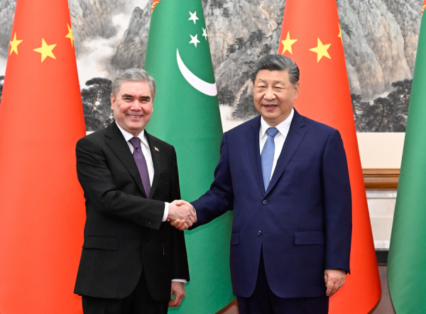 President Xi Jinping Meets with National Leader of the Turkmen People and Chairman of the Halk Maslahaty of Turkmenistan Gurbanguly Berdimuhamedov